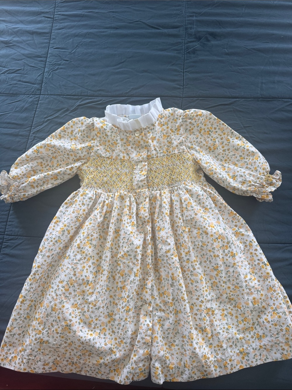 Edgehill Collection Smocked Floral Dress 2T